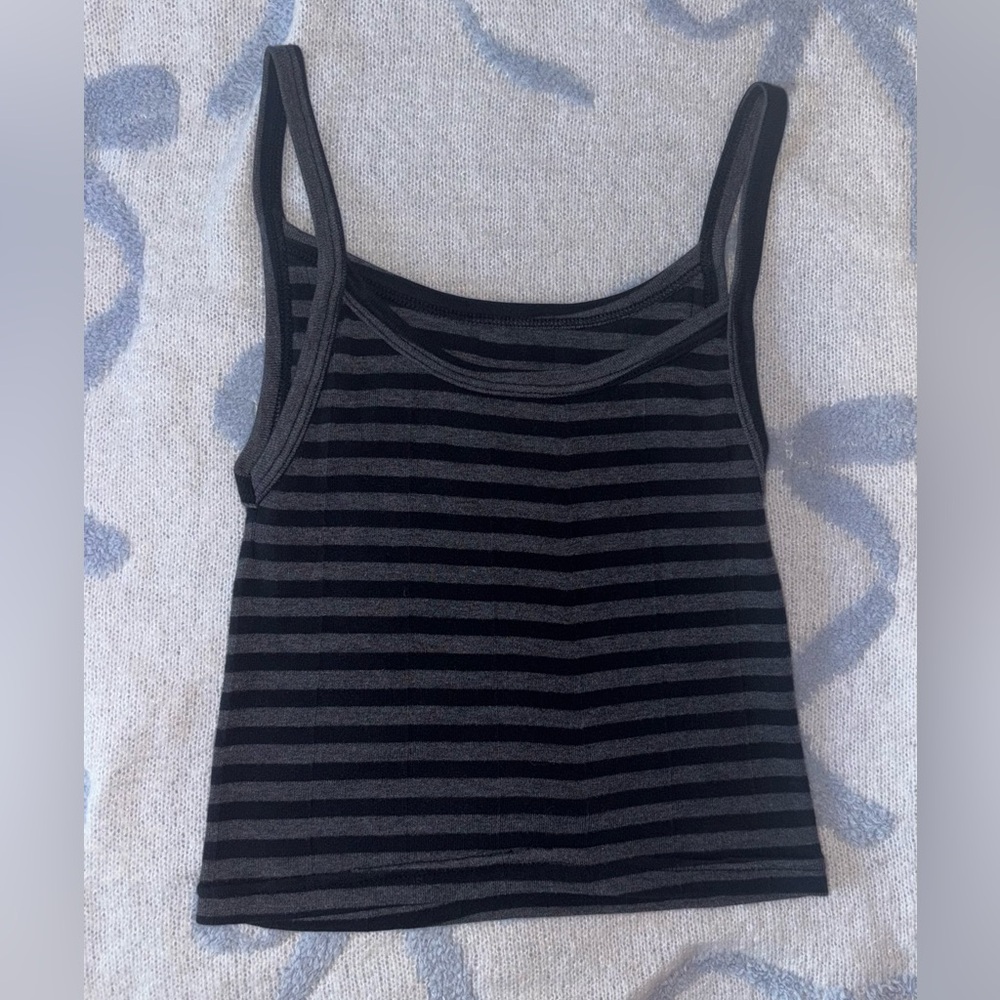 Urban Oufitters Out From Under Stripe Crop Tank Top